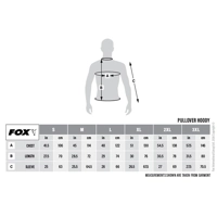Fox Collection Pullover Hoody Black